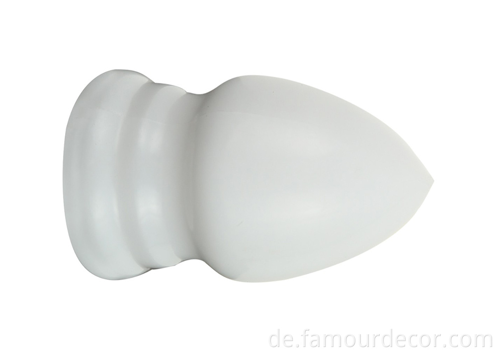 Beautiful coffee pole head curtain rod